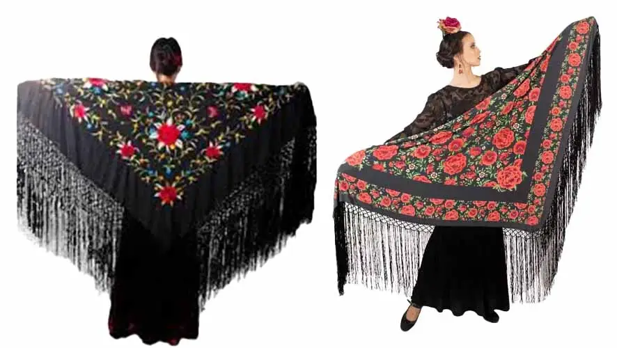 shawl, manton, buying guide, flamenco dance